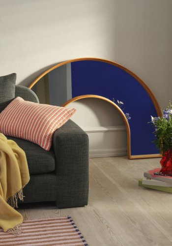 BROSTE COPENHAGEN Ellen vase - rd glas