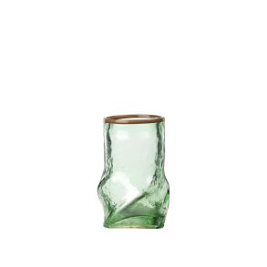 BROSTE COPENHAGEN Ellen vase - grn glas