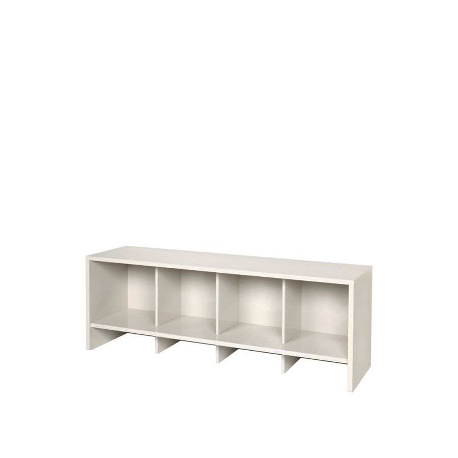 BROSTE COPENHAGEN Tenna bnk, m. 4 rum - rainy day gr MDF (140x38)