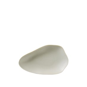 BROSTE COPENHAGEN Limfjord desserttallerken, organisk - mat lysegr stentj (14,8x24)