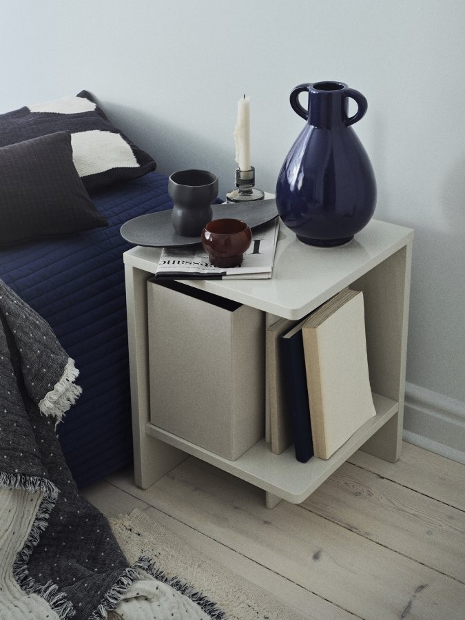 BROSTE COPENHAGEN Limfjord frokosttallerken, organisk - mat mrkegr stentj (16x32)