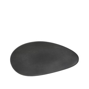 BROSTE COPENHAGEN Limfjord frokosttallerken, organisk - mat mrkegr stentj (16x32)