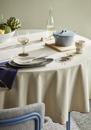 BROSTE COPENHAGEN Limfjord krus, organisk - mat beige stentj (9)