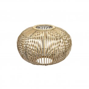 BROSTE COPENHAGEN Zep lampeskrm, rund - natur bambus (38)