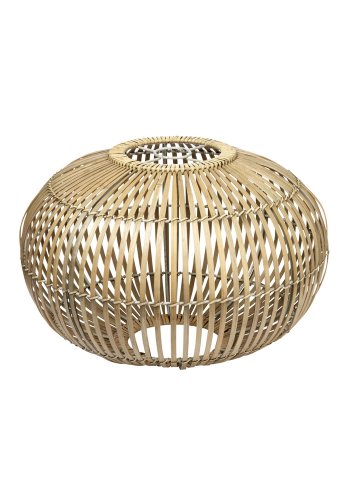 BROSTE COPENHAGEN Zep lampeskrm, rund - natur bambus (38)