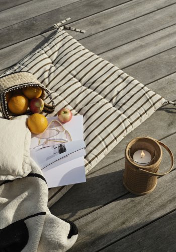 BROSTE COPENHAGEN Saya lanterne, rund - glas og natur bambus (17)