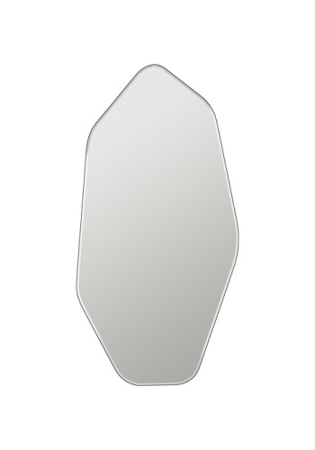 BROSTE COPENHAGEN Ruby vgspejl, organisk - spejlglas og sort MDF (120x60)