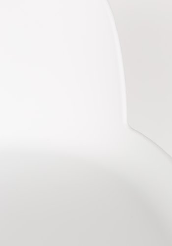 ZUIVER Albert Kuip barstol, m. rygln og fodsttte - hvid polypropylen/natur asketr (65cm)