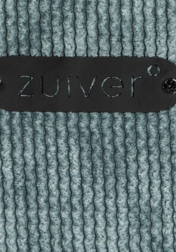 ZUIVER Benson barstol, m. rygln og fodsttte - grbl fljl polyester/nylon og sort stl (64,5cm)