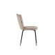 VENTURE DESIGN Limhamn spisebordsstol - beige fljl og sort stl
