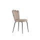 VENTURE DESIGN Limhamn spisebordsstol - beige fljl og sort stl