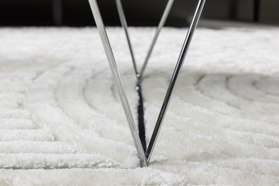 VENTURE DESIGN Österlen sofabord, ottekantet - klar glas og slv krom stl (100)