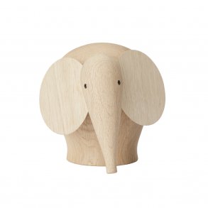 WOUD Nunu elefant medium - natur egetr 