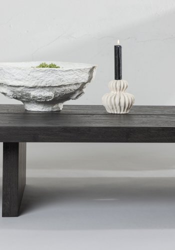 VENTURE DESIGN Lancaster sofabord, rektangulr - mokka 3D-papir MDF (140x60)