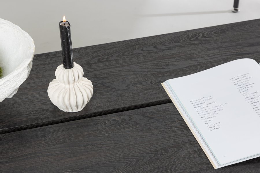 VENTURE DESIGN Lancaster sofabord, rektangulr - mokka 3D-papir MDF (140x60)