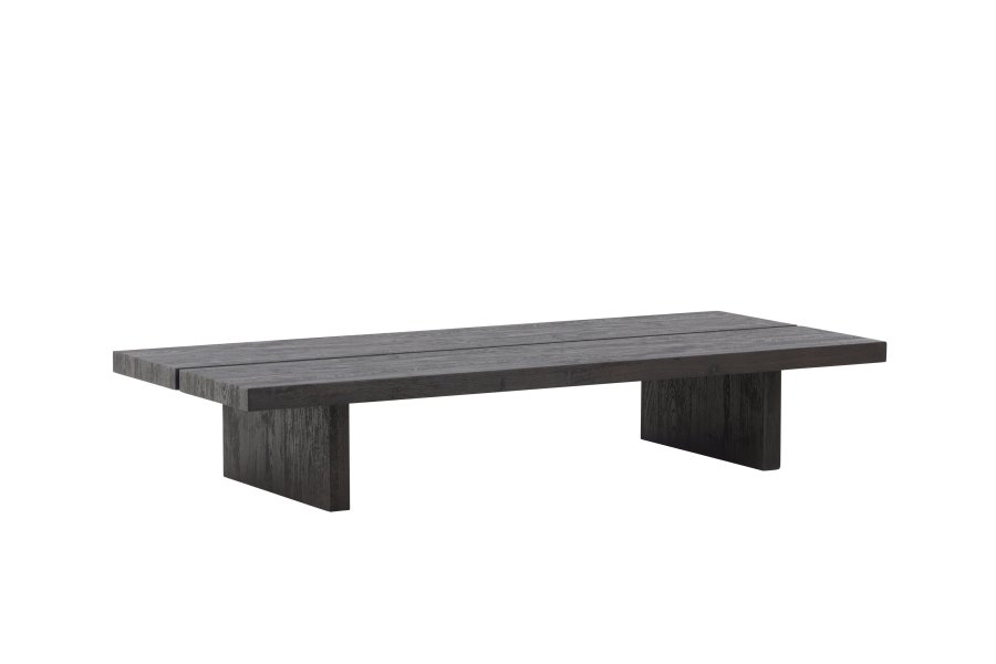 VENTURE DESIGN Lancaster sofabord, rektangulr - mokka 3D-papir MDF (140x60)