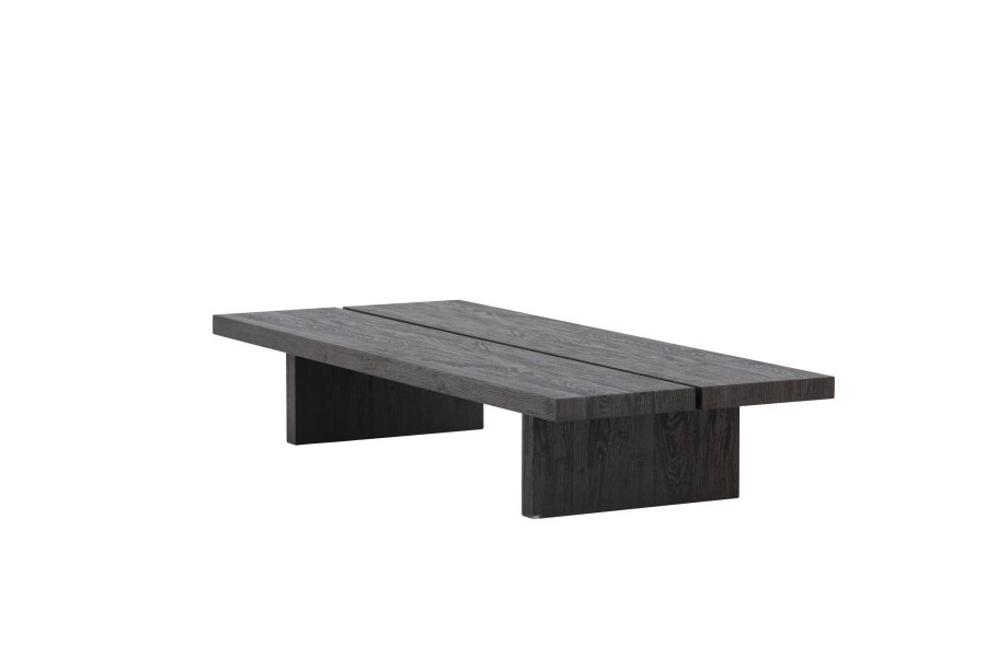 VENTURE DESIGN Lancaster sofabord, rektangulr - mokka 3D-papir MDF (140x60)