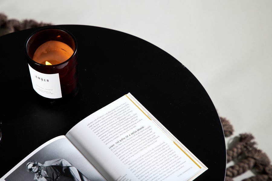 VENTURE DESIGN Lawton sofabord, rund - sort MDF og sort stl (50)