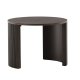 VENTURE DESIGN Bristol sofabord, rund - mokka MDF/askefinér (60)