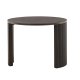 VENTURE DESIGN Bristol sofabord, rund - mokka MDF/askefinér (60)