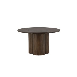 VENTURE DESIGN Olivia sofabord, rund - mokka finér (80)