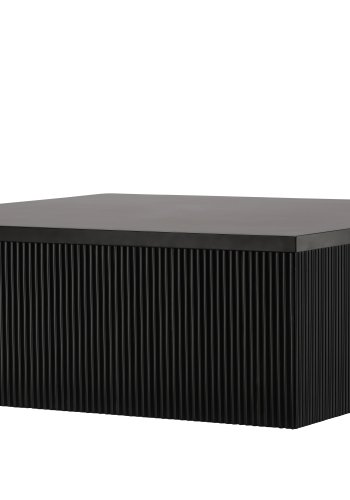 VENTURE DESIGN Lenox sofabord, kvadratisk - sort MDF (90x90)