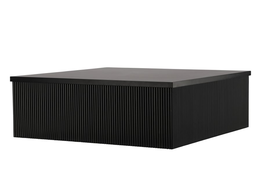 VENTURE DESIGN Lenox sofabord, kvadratisk - sort MDF (90x90)