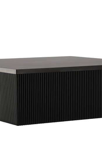 VENTURE DESIGN Lenox sofabord, kvadratisk - sort MDF (90x90)