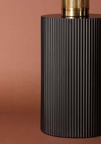 VENTURE DESIGN Lenox sidebord, rund - sort MDF (30,5)