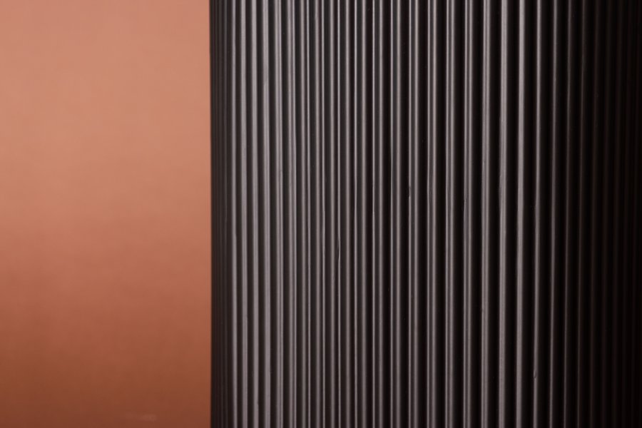 VENTURE DESIGN Lenox sidebord, rund - sort MDF (30,5)