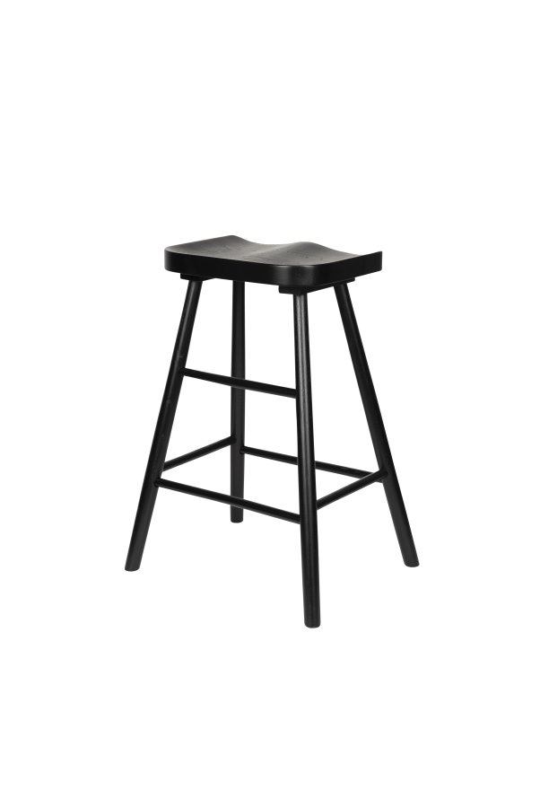 WHITE LABEL LIVING Vander counterstol, m. fodsttte - natur egetr