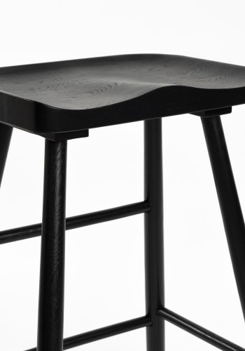 WHITE LABEL LIVING Vander counterstol, m. fodsttte - natur egetr