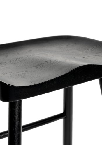 WHITE LABEL LIVING Vander counterstol, m. fodsttte - natur egetr