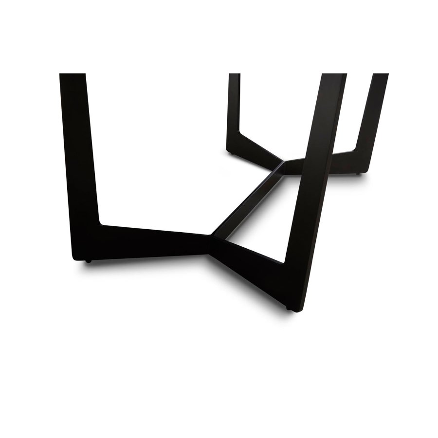 Tokyo spisebord - brun/sort valnddetr/metal, m. butterflybordplade (200(250)x100)