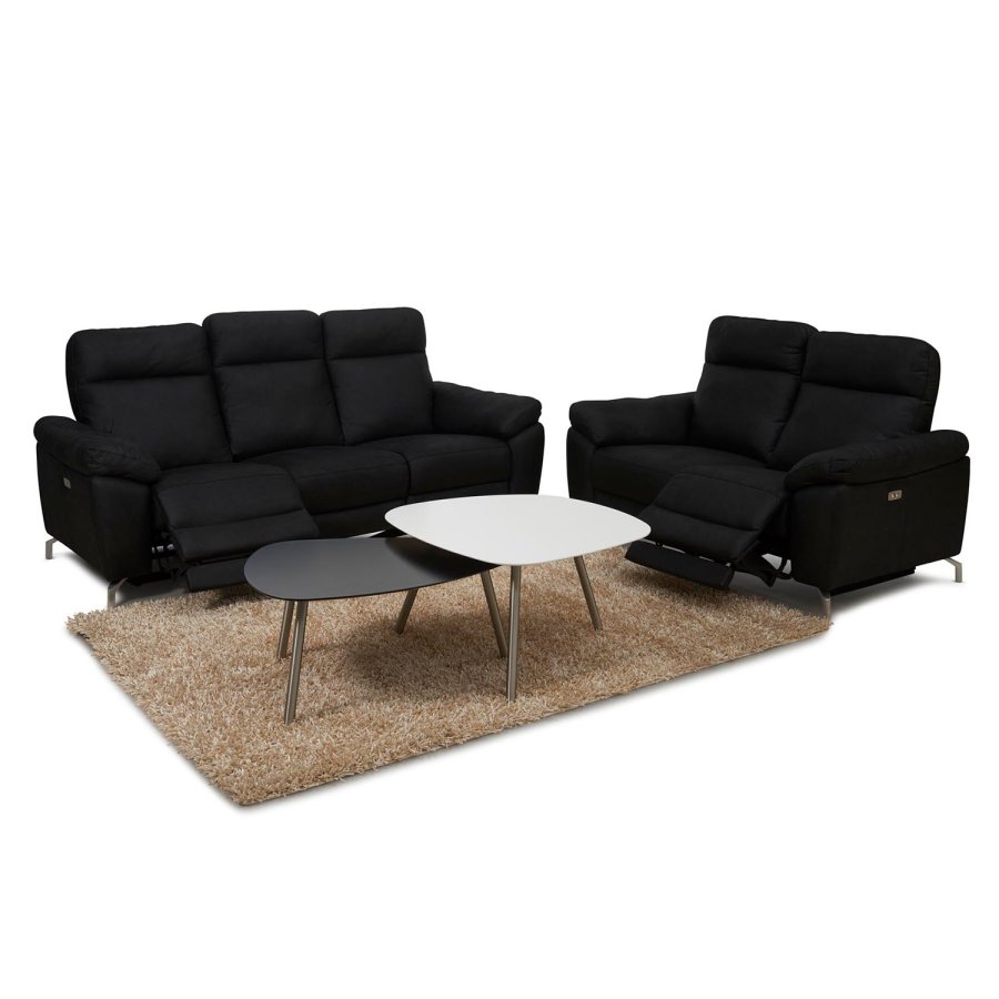 Selesta 2 pers. sofa - sort stof