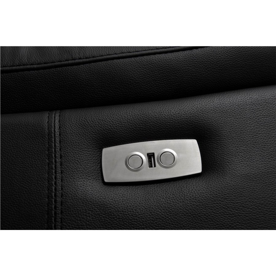 Selesta 3 pers. sofa - sort lder