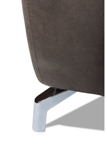 Selesta sofa - grt stof, m. hj ryg og justerbare sder, 3 personer