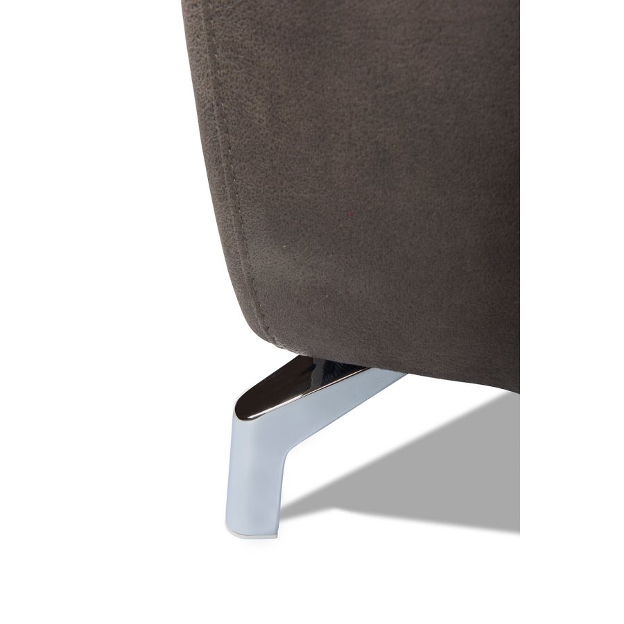 Selesta sofa - grt stof, m. hj ryg og justerbare sder, 3 personer