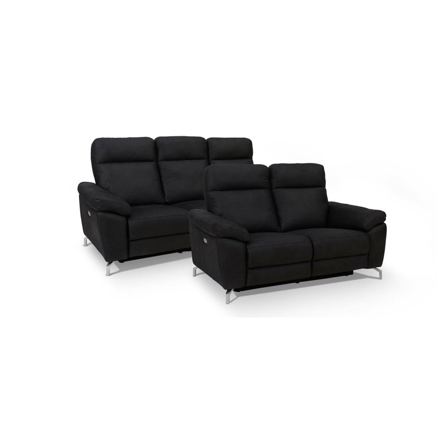 Selesta 2 pers. sofa - sort stof