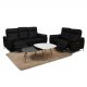 Selesta 3 pers. sofa - sort stof