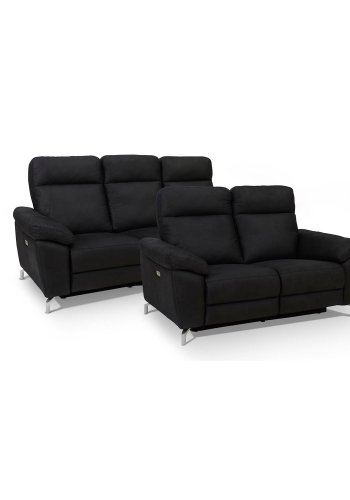 Selesta 3 pers. sofa - sort stof