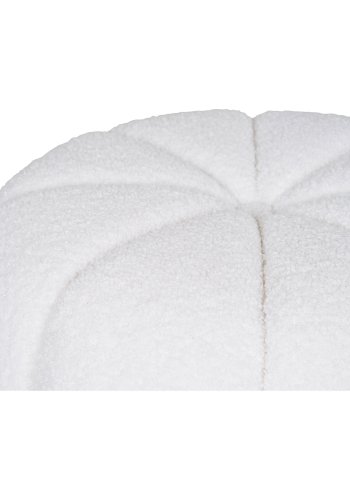 HOUSE NORDIC Paisley puf, rund - offwhite polyester (48)