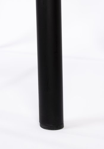 ZUIVER Brit barstol, m. rygln, armln og fodsttte - lyserd polyester og sort stl