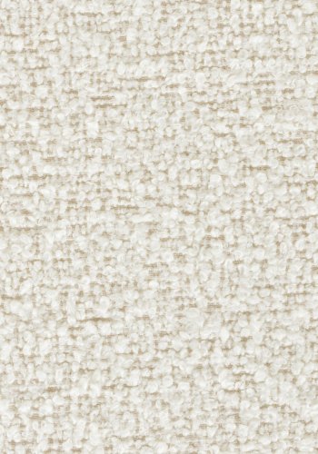 WHITE LABEL LIVING Joa barstol, m. rygln og fodsttte - hvid polyester og sort jern