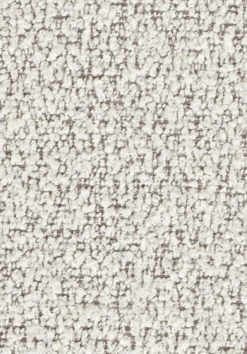 WHITE LABEL LIVING Joa barstol, m. rygln og fodsttte - beige polyester og sort jern