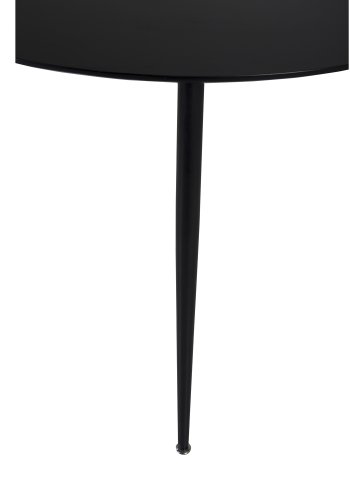 VENTURE DESIGN Silar spisebord - sort MDF og sort metal (100)