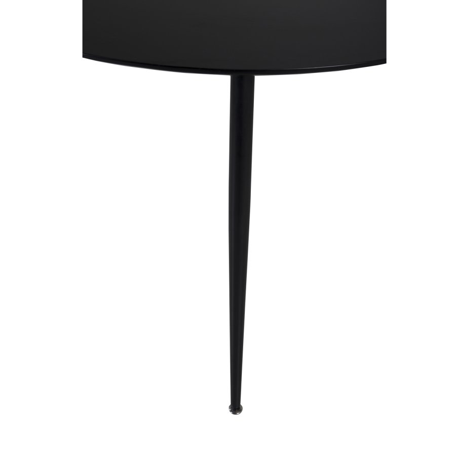 VENTURE DESIGN Silar spisebord - sort MDF og sort metal (100)