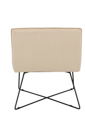 VENTURE DESIGN X-lounge daybed - beige fljl og sort stl