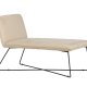 VENTURE DESIGN X-lounge daybed - beige fljl og sort stl