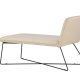 VENTURE DESIGN X-lounge daybed - beige fljl og sort stl